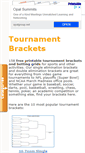 Mobile Screenshot of printabletournamentbrackets.net